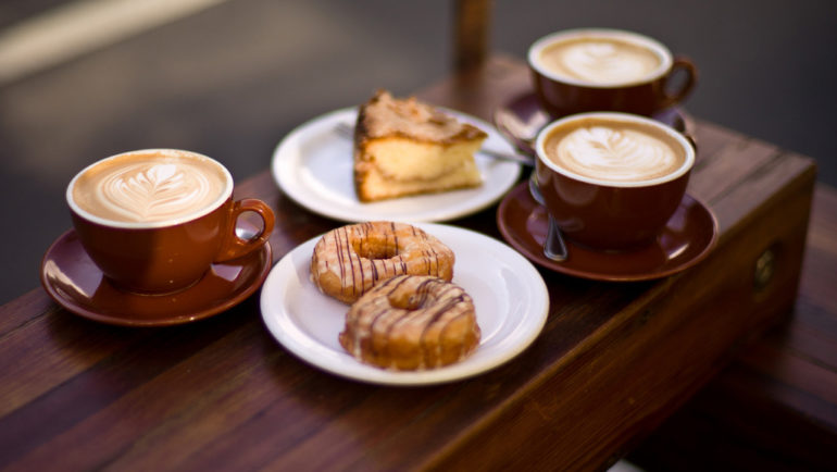 Cake and coffee